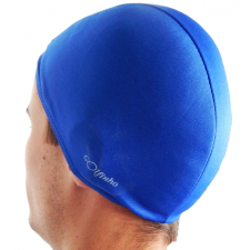  Úszósapka polieszter - Kék - elasztikus textil úszófelszerelés