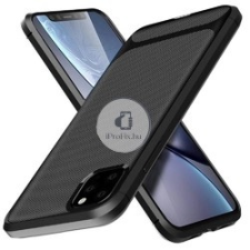 Utángyárott iPhone 11 Pro Max tok, New Slim Carbon - fekete tok és táska