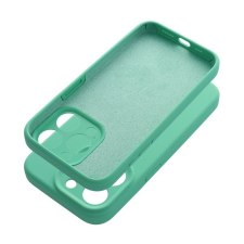 utángyártott 2mm Apple iPhone 15 Pro szilikon hátlap tok, mentazöld (5903396292750) tok és táska