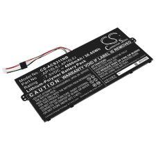 utángyártott Acer TravelMate X5 TMX514-51-50A2 készülékhez laptop akkumulátor (Li-Polymer, 7.5V, 4800mAh / 36.00Wh) - Utángyártott acer notebook akkumulátor