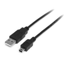 utángyártott Adatkábel (USB-A (Apa), Mini USB (Apa), 180cm, Fekete) - Utángyártott kábel és adapter