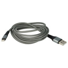 utángyártott Apple AirPods Max készülékhez kábel (USB-A 2.0 (Apa), Lightning (Apa), 180cm, Fekete / Szürke, 2.4V) - Utángyártott kábel és adapter
