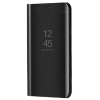 utángyártott Apple iPhone 14 Pro Max, Oldalra nyíló tok, hívás mutatóval, Smart View Cover, fekete (utángyártott)