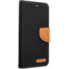 utángyártott Apple iPhone 14 Pro Max, Oldalra nyíló tok, stand, Canvas Book, fekete