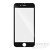 utángyártott Apple iPhone X, 5D Full Glue hajlított tempered glass kijelzővédő üvegfólia, fekete