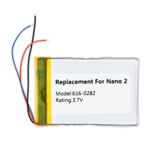 utángyártott Apple iPod Nano MA099LL/A készülékhez MP3-lejátszó akkumulátor (Li-Polymer, 400mAh / 1.48Wh, 3.7V) - Utángyártott mp3 lejátszó akkumulátor