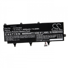 utángyártott Asus GX735GM, GX735GV Laptop akkumulátor - 4850mAh (15.4V Fekete) - Utángyártott asus notebook akkumulátor