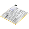 utángyártott Asus Memo Pad 8 ME181C készülékhez tablet akkumulátor (Li-Polymer, 3.8V, 3500mAh / 13.30Wh) - Utángyártott