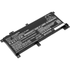 utángyártott Asus X456UJ-1B készülékhez laptop akkumulátor (Li-Polymer, 7.6V, 4800mAh / 36.48Wh) - Utángyártott