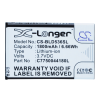utángyártott BLU Studio 5.0e készülékhez mobiltelefon akkumulátor (Li-ion, 3.7V, 1800mAh / 6.66Wh) - Utángyártott