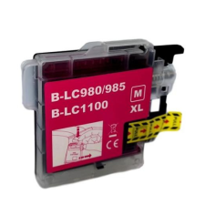 Utángyártott Brother LC980 [M] (12ml) nagy kapacitású, prémium, bíbor tintapatron,CHIPPEL nyomtatópatron & toner