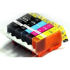 utángyártott Canon CLI-526 BK + chip fekete utángyártott tintapatron nyomtatópatron & toner