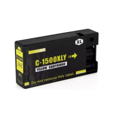 utángyártott Canon PGI-1500XLY 12ml. prémium, új nagy kapacitású sárga tintapatron, chippel nyomtatópatron & toner
