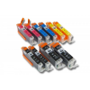 utángyártott Canon PGI-550BK helyettesítő 10 db tintapatron (Cián / Fekete / Fekete / Fehér / Magenta / Sárga) - Utángyártott