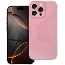 utángyártott Clear 2mm Apple iPhone 17 Pro Max csillámos szilikon tok, rózsaszín tok és táska