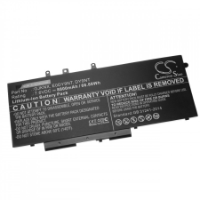 utángyártott Dell C7J70, DV9NT Laptop akkumulátor - 8800mAh (7.6V Fekete) - Utángyártott dell notebook akkumulátor