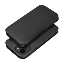 utángyártott Dual Pocket Apple iPhone 15 Pro flip tok, fekete tok és táska