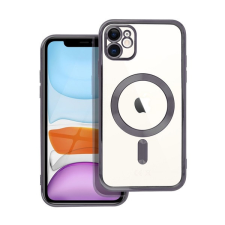 utángyártott Electro Mag Apple iPhone 11 MagSafe szilikon tok, fekete tok és táska