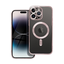 utángyártott Electro Mag Apple iPhone 14 Pro Max MagSafe szilikon tok, rozéarany tok és táska