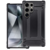 utángyártott Forcell Armor ütésálló hátlap tok, Samsung Galaxy S24 Ultra, fekete