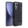 utángyártott Forcell Carbon Xiaomi Poco F7 Pro hátlap tok, fekete