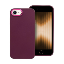 utángyártott Frame Apple iPhone 7/8/SE 2020/SE 2022 szilikon tok, lila tok és táska