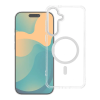 utángyártott Frame Clear Hybrid Mag Samsung Galaxy A37 hátlap tok, MagSafe, átlátszó-fehér