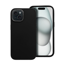 utángyártott Frame Iphone 15 közepesen ütésálló tok kameravédő kerettel, fekete tok és táska