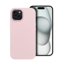 utángyártott Frame Iphone 15 közepesen ütésálló tok kameravédő kerettel, rózsaszín tok és táska