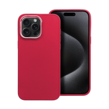 utángyártott Frame Iphone 15 Pro Max közepesen ütésálló tok kameravédő kerettel, magenta tok és táska