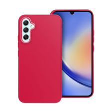 utángyártott Frame Samsung Galaxy A34 5G közepesen ütésálló tok kameravédő kerettel, magenta tok és táska