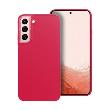 utángyártott Frame Samsung Galaxy S22 Plus közepesen ütésálló tok kameravédő kerettel, magenta tok és táska
