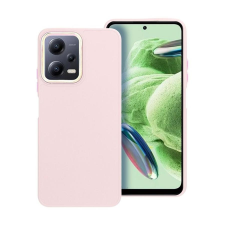 utángyártott Frame Xiaomi Redmi Note 12 5G közepesen ütésálló tok kameravédő kerettel, rózsaszín tok és táska