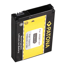 utángyártott GoPro ABPAK-001, AHDBT-002 akkumulátor - 1100mAh (3.7V) - Utángyártott digitális fényképező akkumulátor
