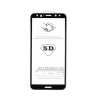 utángyártott Huawei Y9a, Kijelzővédő fólia, ütésálló fólia (az íves részre is!), Tempered Glass (edzett üveg), fekete