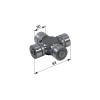 utángyártott Keresztcsukló Deutz-Fahr - 83 x 30 mm