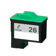 utángyártott Lexmark 10N0026, 10N0227, 26, 27 helyettesítő tinta patron (Cián / Magenta / Sárga) - Utángyártott nyomtatópatron & toner