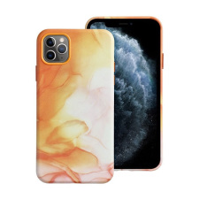 utángyártott Magsafe műbőr tok Apple iPhone 11 Pro Max narancs színfolt tok és táska