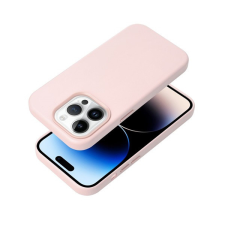 utángyártott Magsafe műbőr tok iPhone 13 Pro, homok rózsaszín tok és táska