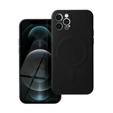 utángyártott Magsafe szilikon tok Apple iPhone 12 Pro, fekete tok és táska