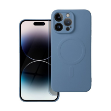 utángyártott Magsafe szilikon tok Apple iPhone 14 Pro Max, kék tok és táska