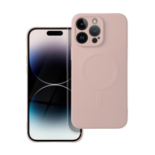 utángyártott Magsafe szilikon tok Apple iPhone 14 Pro Max, rózsaszín tok és táska