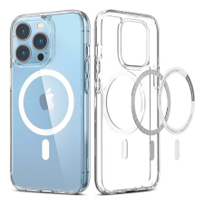 utángyártott Magsafe szilikon tok Apple iPhone 15 Pro, átlátszó (5903396226922) tok és táska