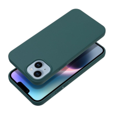 utángyártott Matt Apple iPhone 16 Plus szilikon tok, sötétzöld tok és táska