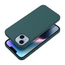 utángyártott Matt Apple iPhone 16 Plus szilikon tok, sötétzöld (5903396305009) tok és táska