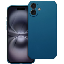 utángyártott Matt szilikon Samsung Galaxy S25+ tok, kék tok és táska