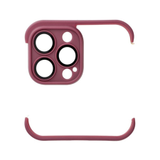 utángyártott Mini bumper szilikon tok, Apple iPhone 13 Pro Max, cseresznye tok és táska