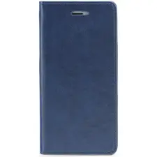 utángyártott Motorola Moto G62 5G, Oldalra nyíló tok, stand, Magnet Book, sötétkék tok és táska