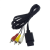 utángyártott Nintendo RCA Audio/Video kábel SNES SFC N64 - 1,7m - Utángyártott