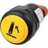 utángyártott Nyomógomb kapcsoló a vágóegység emeléséhez Valtra-Valmet - Ø 30,6 mm, 12 V